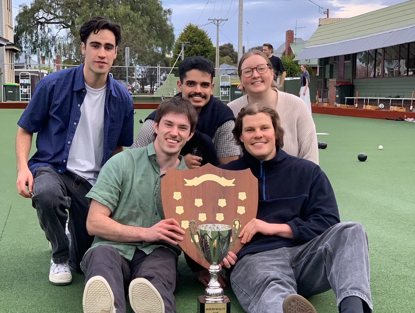 Lawn bowls champions